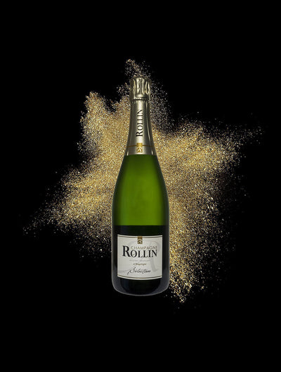 Sélection Champagne Rollin brut ou demi-sec assemblage Pinot Noir Chardonnay